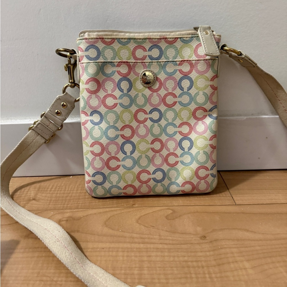 Coach Multicolor Patterned Crossbody Bag